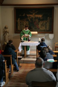 Mass in the chapel